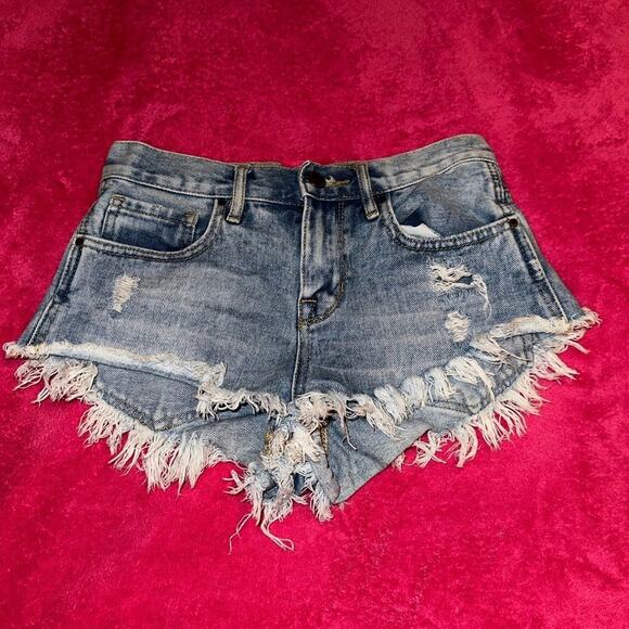 Womens Denim Shorts - Picture 1 of 6